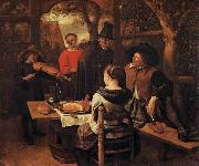 Jan Steen The Meal Sweden oil painting artist